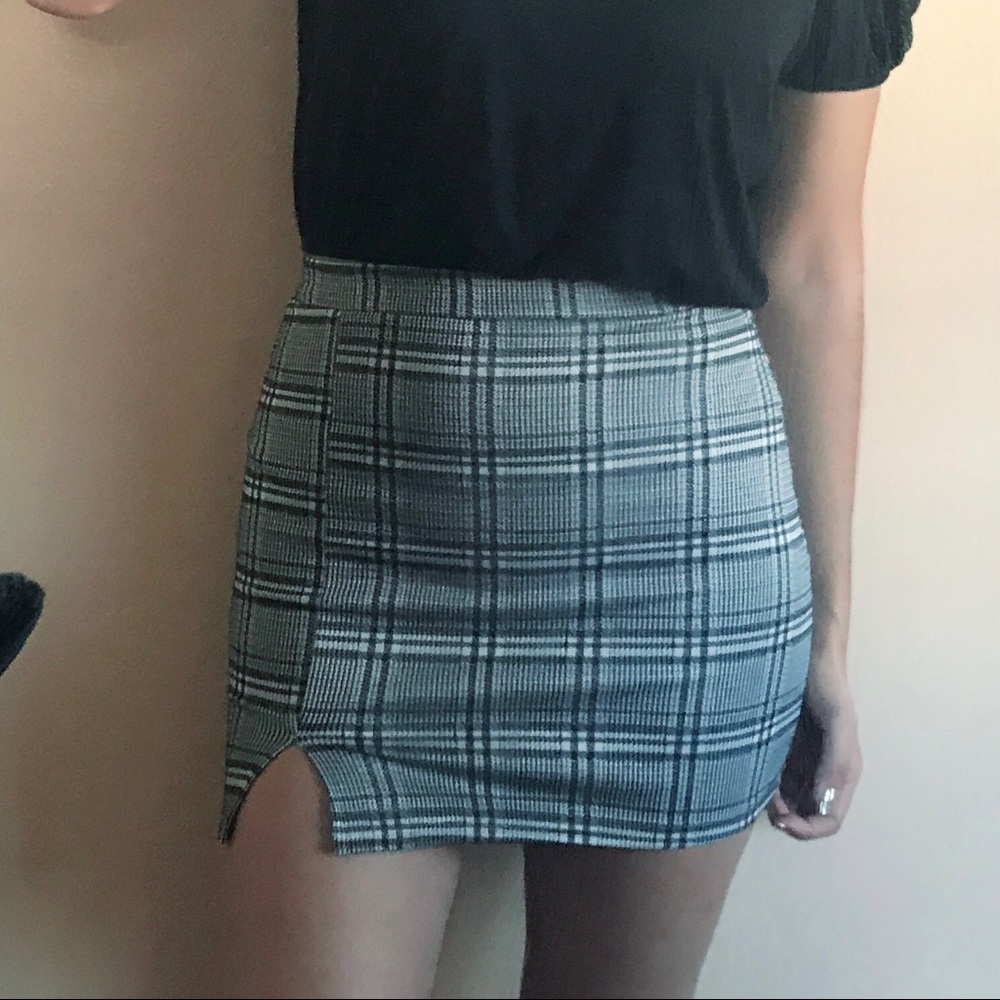 Plaid Mini Skirt - Picture 2 of 2
